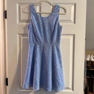Forever 21 Blue Polka Dot Dress